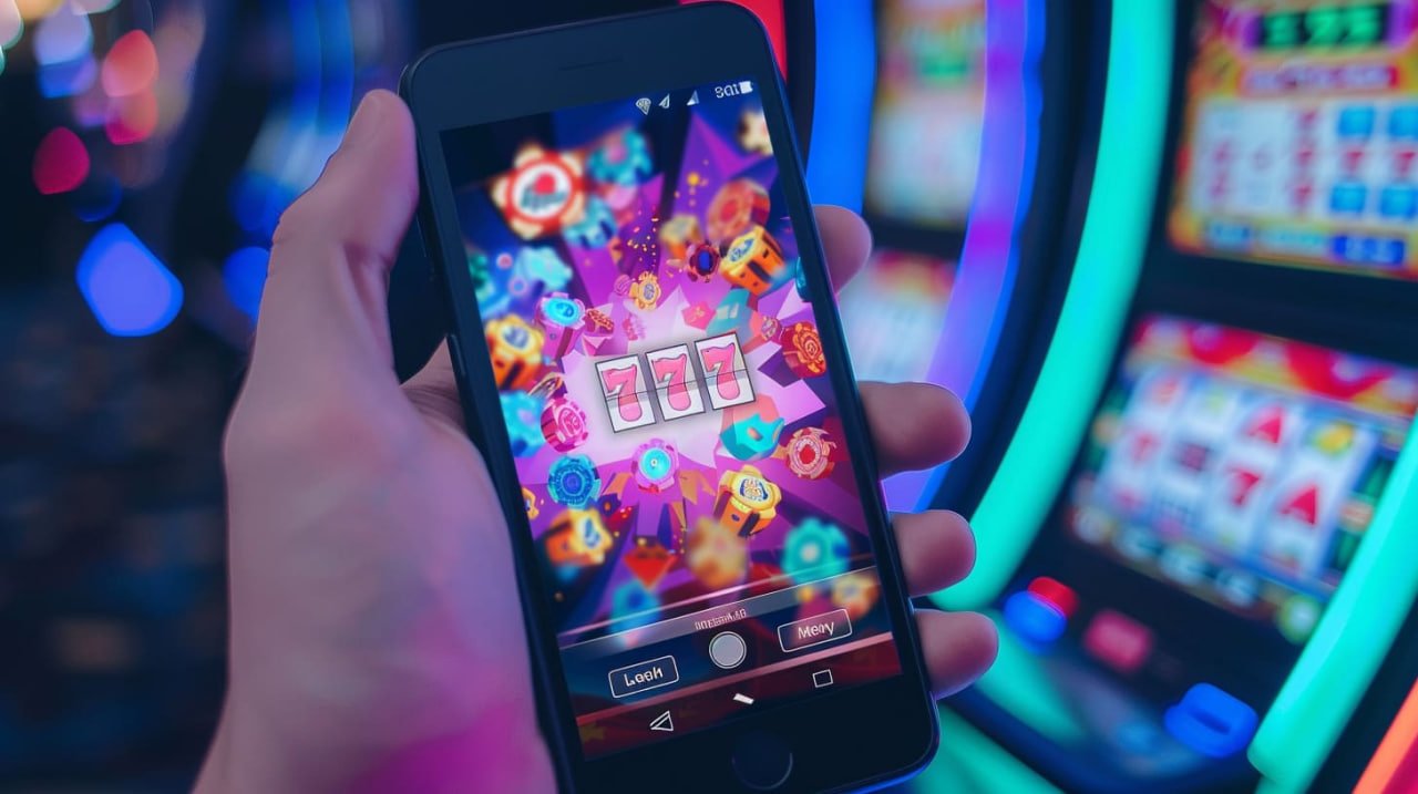 User browsing game and sports categories on a mobile device